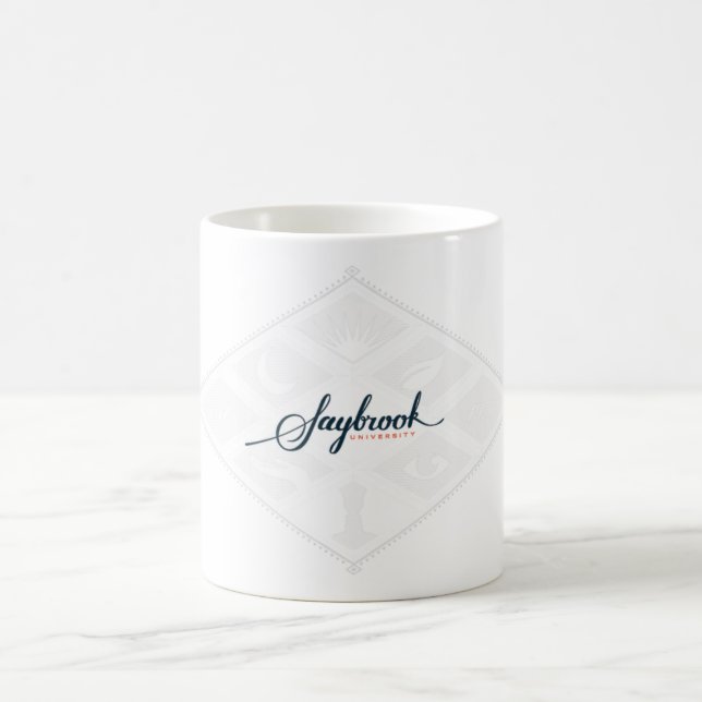 Café Caneca clássica de Saybrook - branco (Centro)