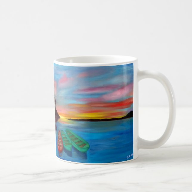 Café Caneca clássica de sonho tropical (Direita)