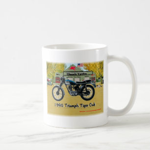 Café Caneca clássica de Triumph das motocicletas 1969
