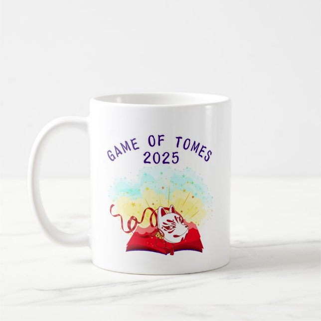 Café Caneca Clássica do Jogo de Tomos 2025 Oficial (Esquerda)