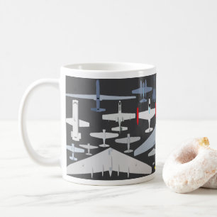 Café Caneca clássica dos aviões de Northrop
