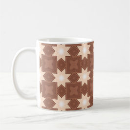 Café Caneca Clássica Explosão de Estrelas Geométricas R