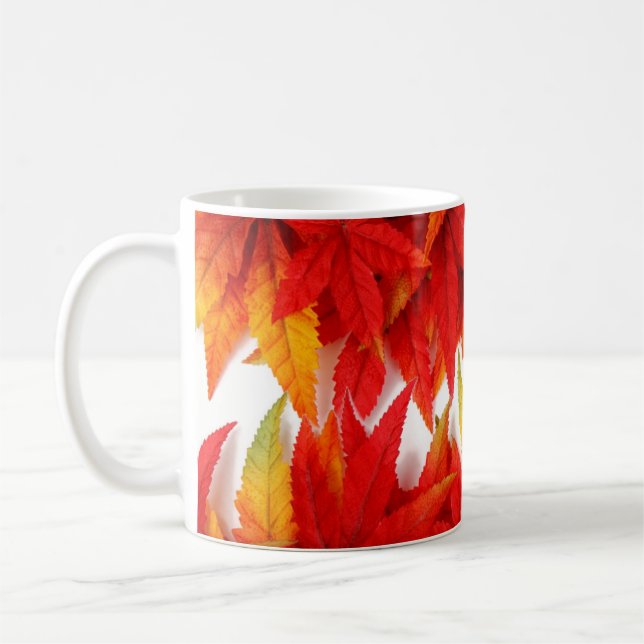Café Caneca Clássica Folhas de Outono (Esquerda)