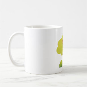 Café Caneca Clássica Minimalista de Árvore Verde Salgue