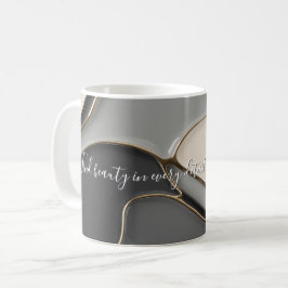Café Caneca clássica no abstrato de na moda