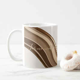 Café Caneca clássica no abstrato de na moda
