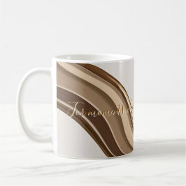 Café Caneca clássica no abstrato de na moda