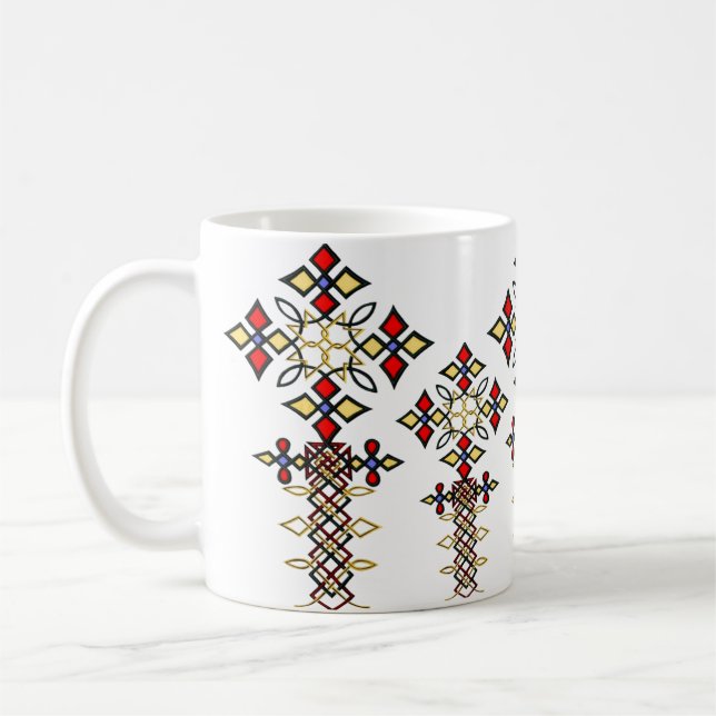 Café Caneca clássica transversal etíope de Rootz Meskel (Esquerda)