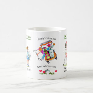 Café Caneca Coisas Divertidas do Campo de Golfe
