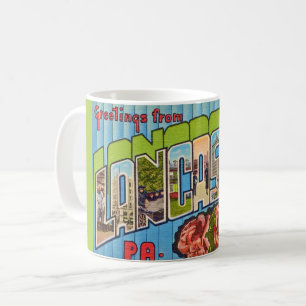 Café Caneca Colorida Vintage de Lancaster PA