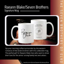 Caneca com a assinatura de Raeann Blake/ Seven Bro