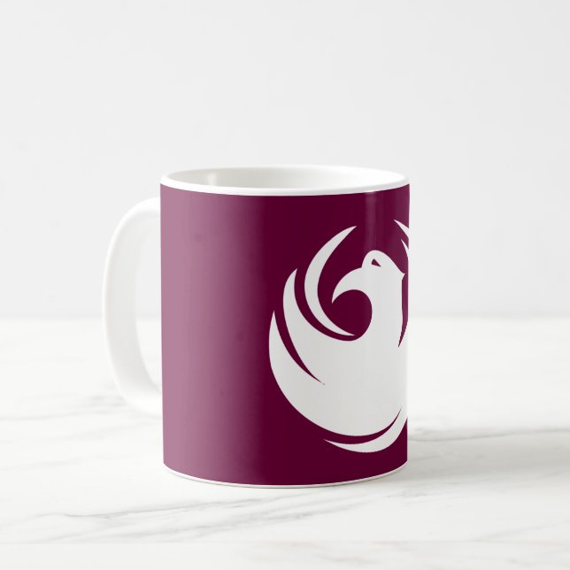 Café Caneca com a Bandeira da Cidade de Phoenix, Arizon (Frente Esquerda)