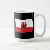 Caneca com a Bandeira de Gibraltar