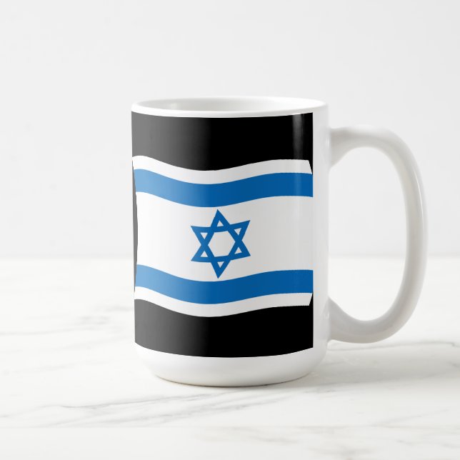 Café Caneca com a Bandeira de Israel (Direita)