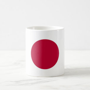 Café Caneca com a bandeira de Japão
