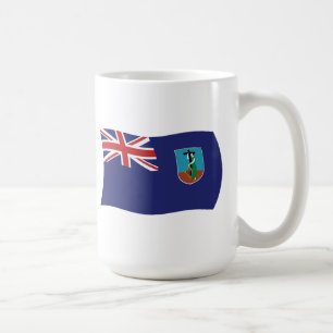 Café Caneca com a Bandeira de Montserrat