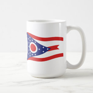 Café Caneca com a Bandeira de Ohio