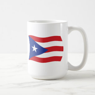 Café Caneca com a Bandeira de Porto Rico