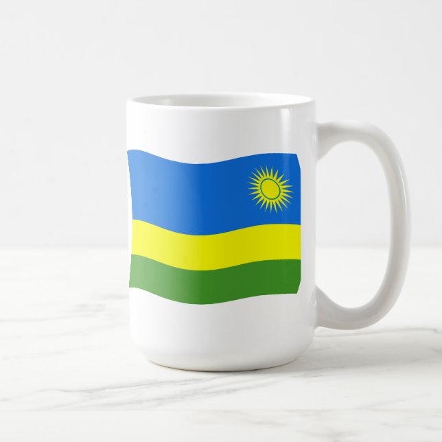 Café Caneca com a Bandeira de Ruanda (Direita)