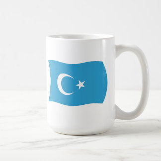 Café Caneca com a Bandeira de Xinjiang Uigur