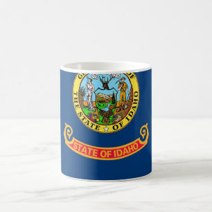 Café Caneca com a bandeira do estado de Idaho - EUA