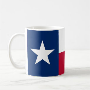 Café Caneca com a bandeira do estado de Texas - EUA