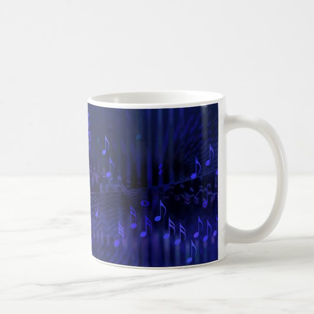 Café Caneca com a decoração musical da arte de Digitas (Direita)