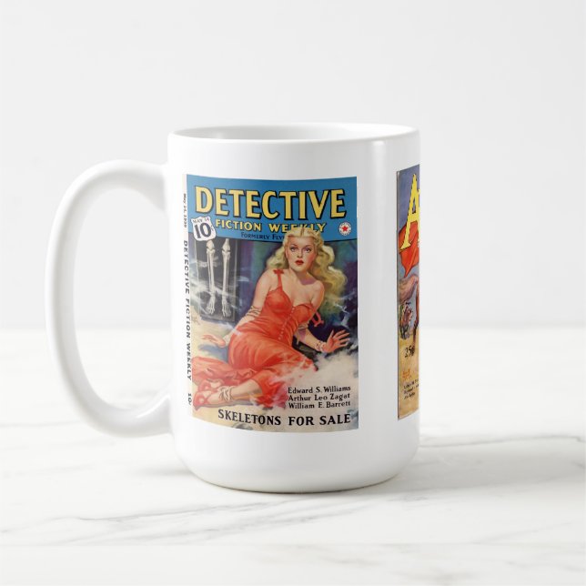 Café Caneca com arte de Emmett Watson (Esquerda)