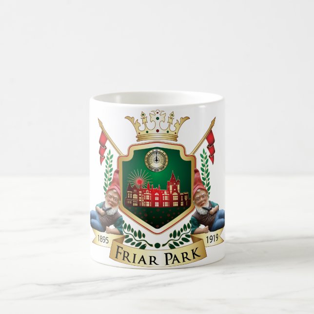 Café Caneca com Brasão de Armas do Friar Park | Present (Centro)
