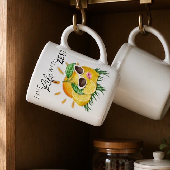 Café Caneca com Casca de Limão Fofa (Criador carregado)