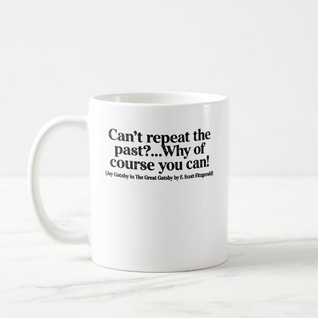 Café Caneca com Citação de Jay Gatsby (Esquerda)