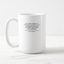Caneca com Citação de O Morro dos Ventos Uivantes 