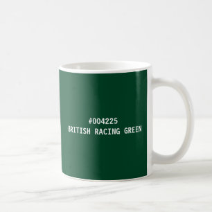Café Caneca com Código Hexadecimal da Cor Verde de Corr