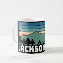 Caneca com Decal de Jackson Hole WY