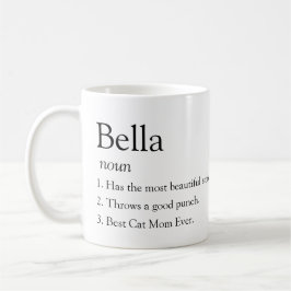 Café Caneca com definição de dicionário engraçado e nom