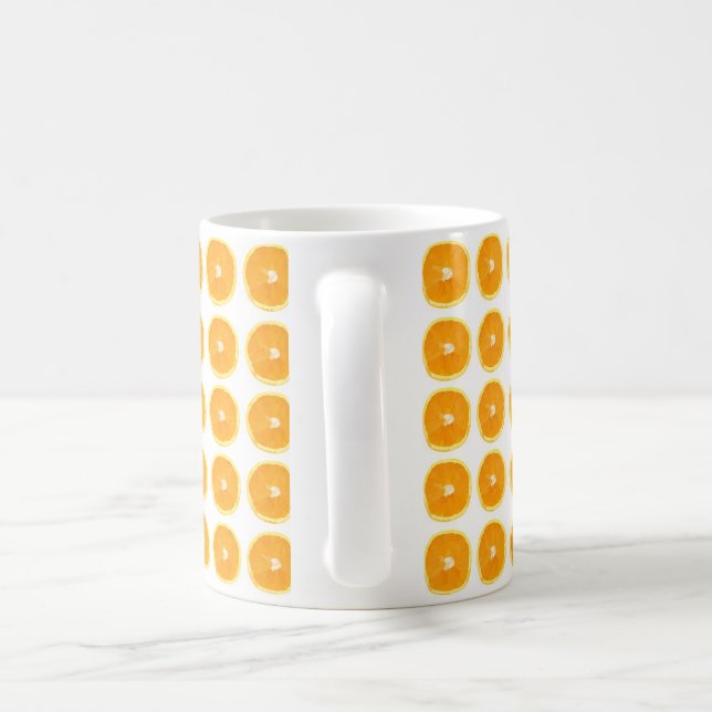 Café Caneca com desenho de laranjas  (Alça)