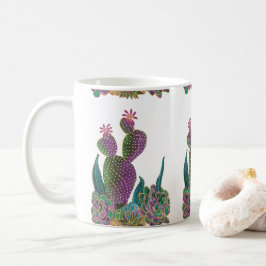 Café Caneca com design de flor de cacto de Sedona