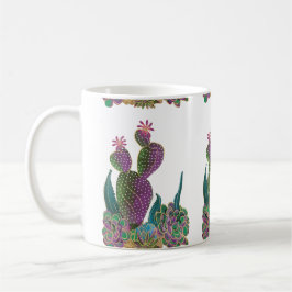 Café Caneca com design de flor de cacto de Sedona