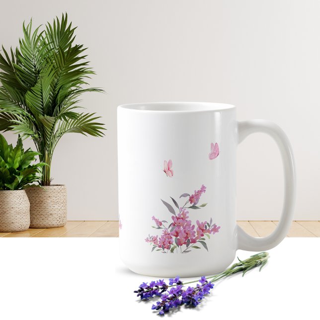 Café Caneca com Design de Flor Simples (Criador carregado)