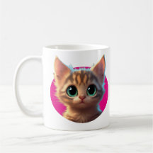 Caneca com design de gato-gato-de-gato