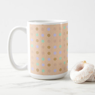 Café Caneca com Estampa de Bolinhas, 450ml