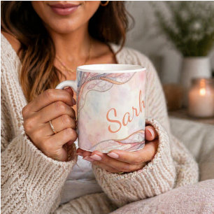 Café Caneca com estampa de libélula