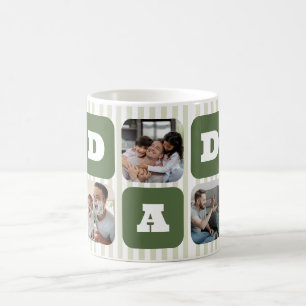 Café Caneca com Foto Personalizada com padrão de Listra
