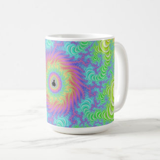 Café Caneca com Fractal de Mandelbrot