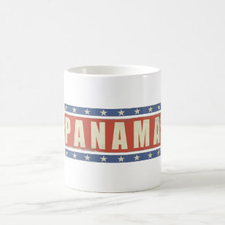 Café Caneca com impressão legal da bandeira de Panamá