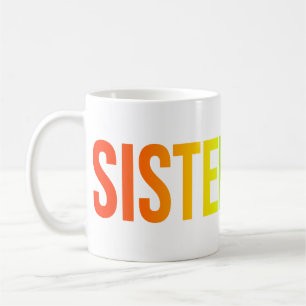 Café Caneca com Marca de Irmandade Arco-íris