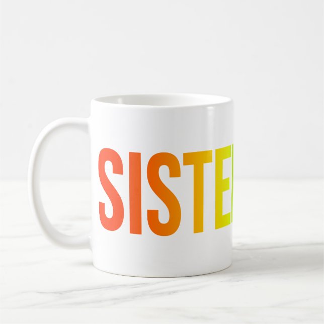Café Caneca com Marca de Irmandade Arco-íris (Esquerda)