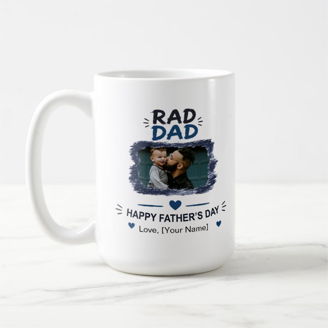 Café Caneca com Moldura Pintada de Pai Radical (Esquerda)