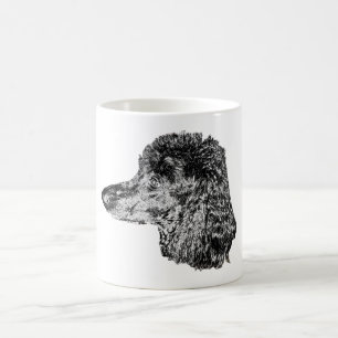 Café Caneca com Retrato Detalhado de Cachorro - Estilo 