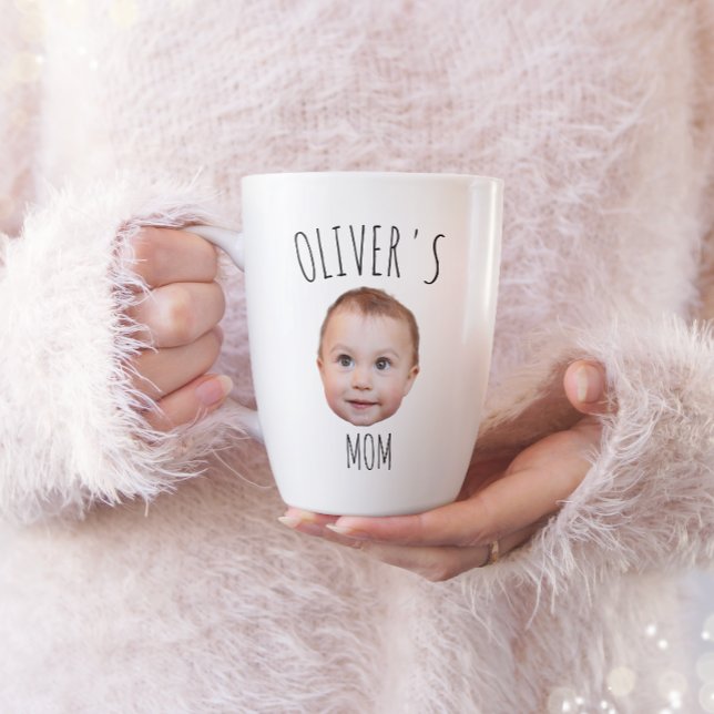 Café Caneca com Rosto de Bebê Personalizada, Presente d (Criador carregado)